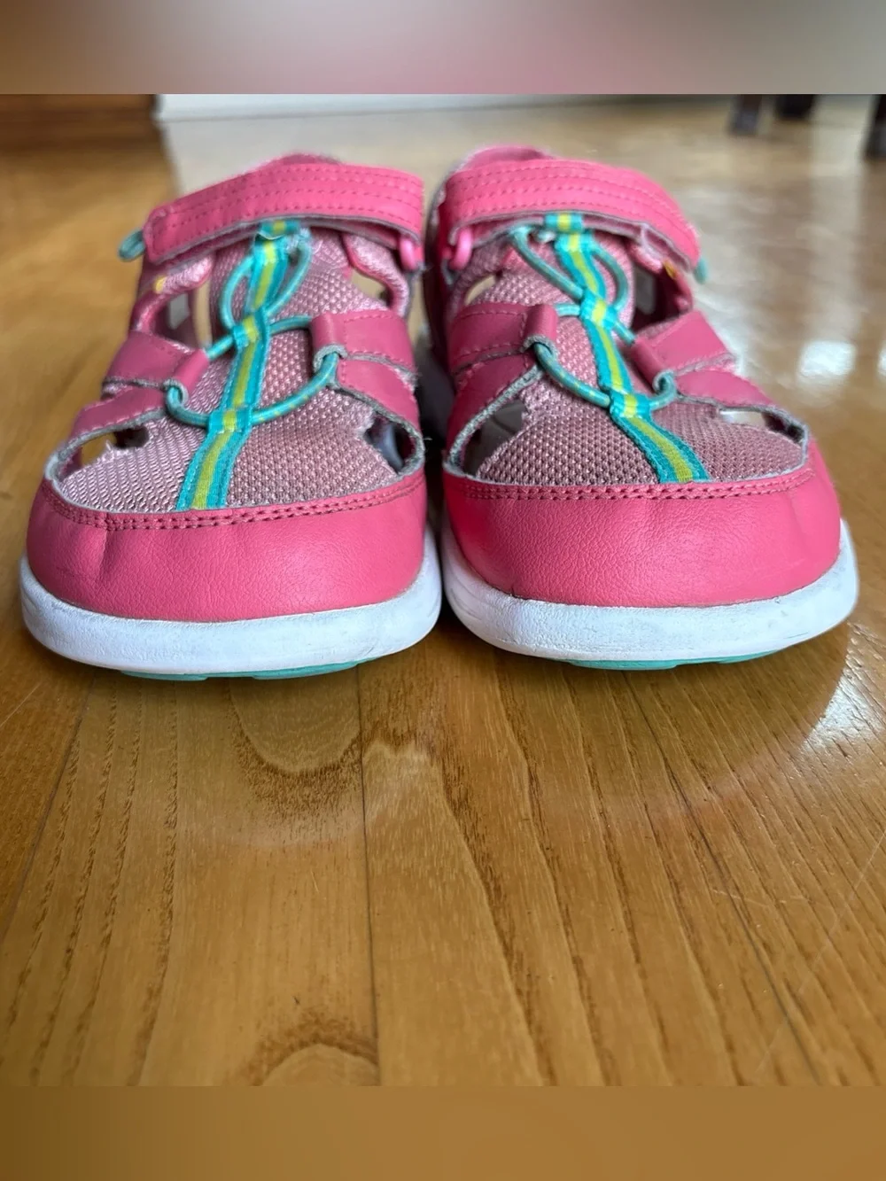 Columbia Techsun Wave Girls' Water-Resistant Fisherman Sandals Pink Size 4